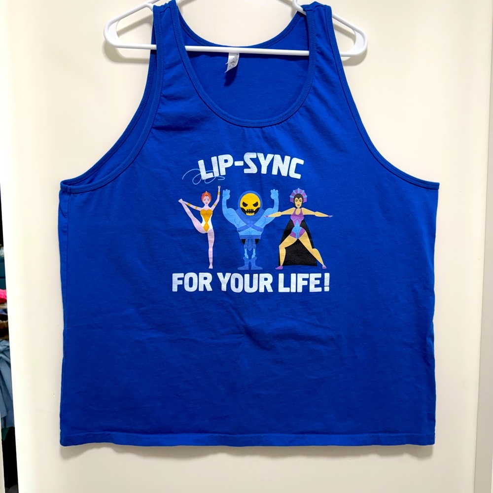 RuPaul’s Drag Race inspired tank top featuring Skeletor, Evil-Lyn and Teela